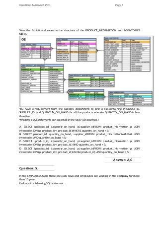 1z0-071 Quizfragen Und Antworten