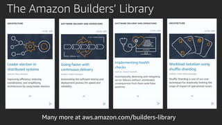 The Amazon Builders’ Library
 