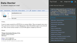 77
Data Doctor
Ex. Solicitar cotação por e-mail
 