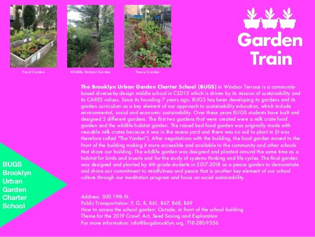 2019 School Gardens Descriptions
