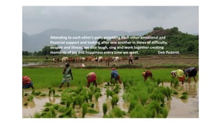 Building gender equity from the bottom up in agricultural communities