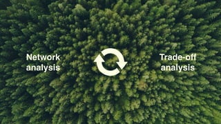 Network
analysis
Trade-off
analysis
 