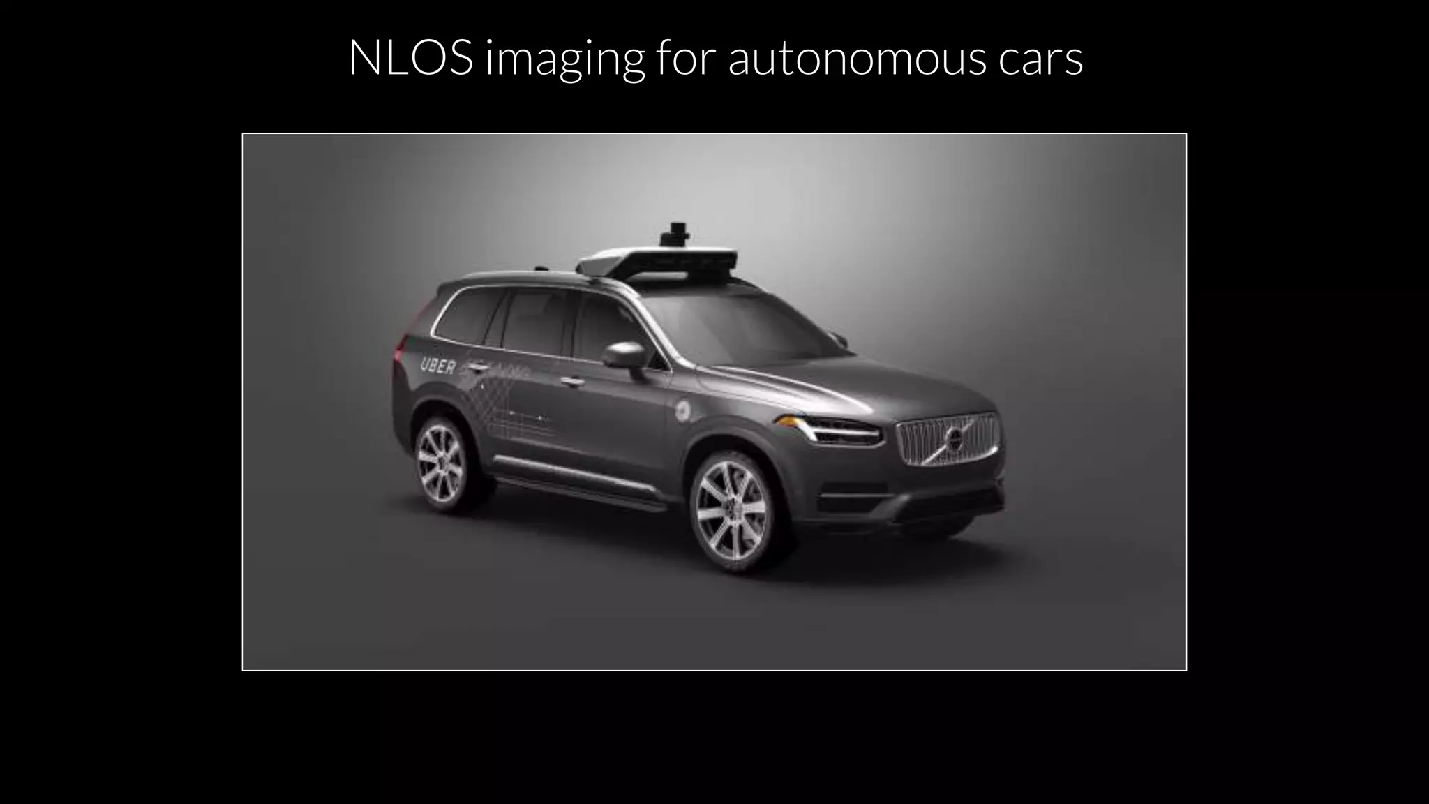 NLOS imaging for autonomous cars
 