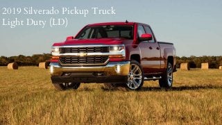 2019 Silverado Pickup Truck
Light Duty (LD)
 
