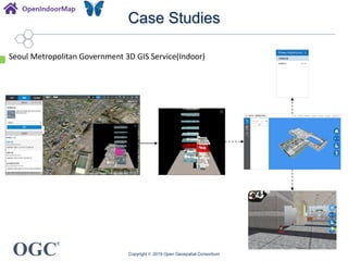 OGC
®
Case Studies
Copyright © 2019 Open Geospatial Consortium
Seoul Metropolitan Government 3D GIS Service(Indoor)
 