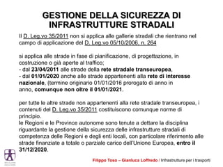 Gestione della Sicurezza delle Infrastrutture | PDF