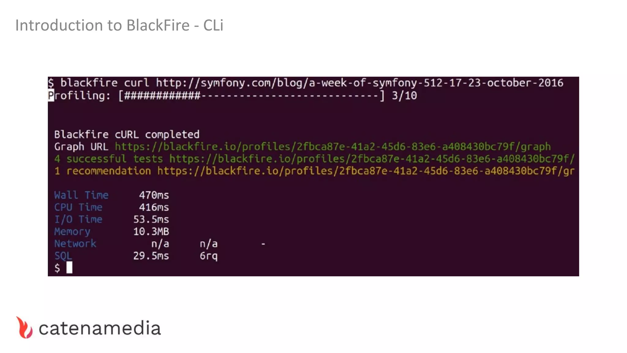 Introduction to BlackFire - CLi
 