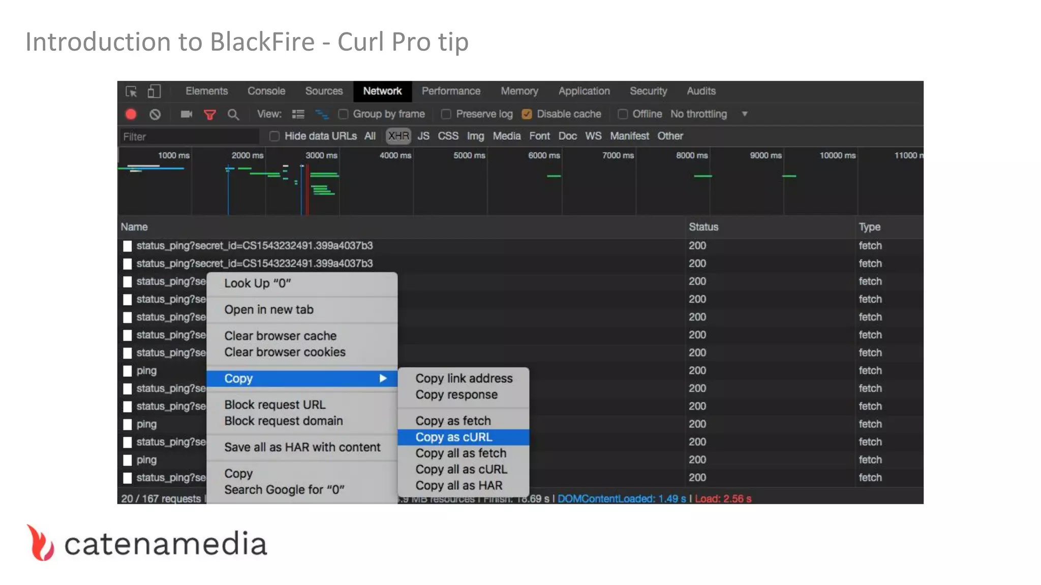 Introduction to BlackFire - Curl Pro tip
 