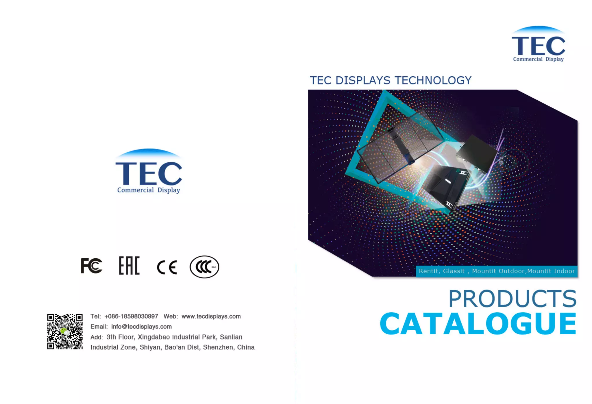 2019 TEC displays catalogue PPT