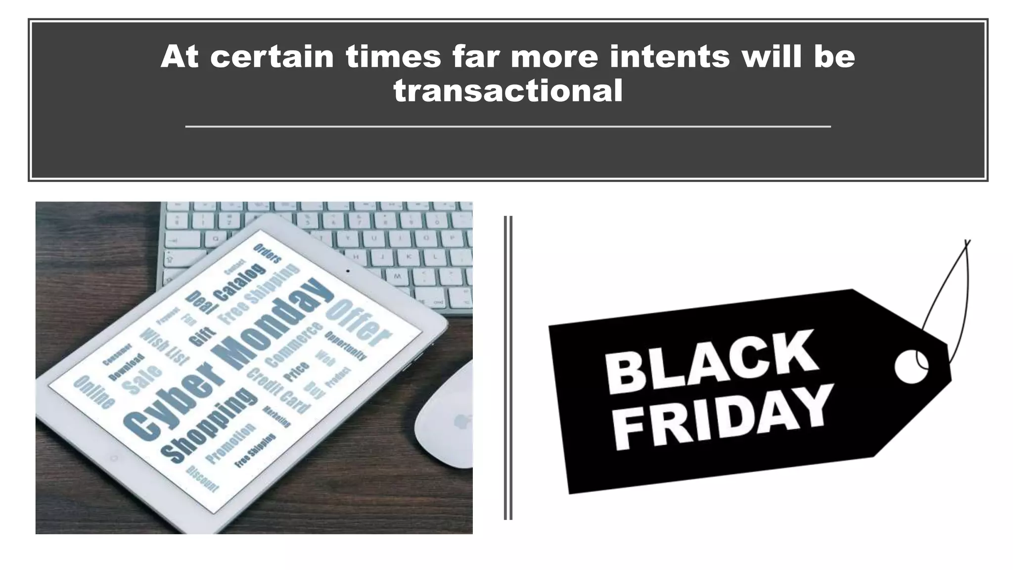 At certain times far more intents will be
transactional
 