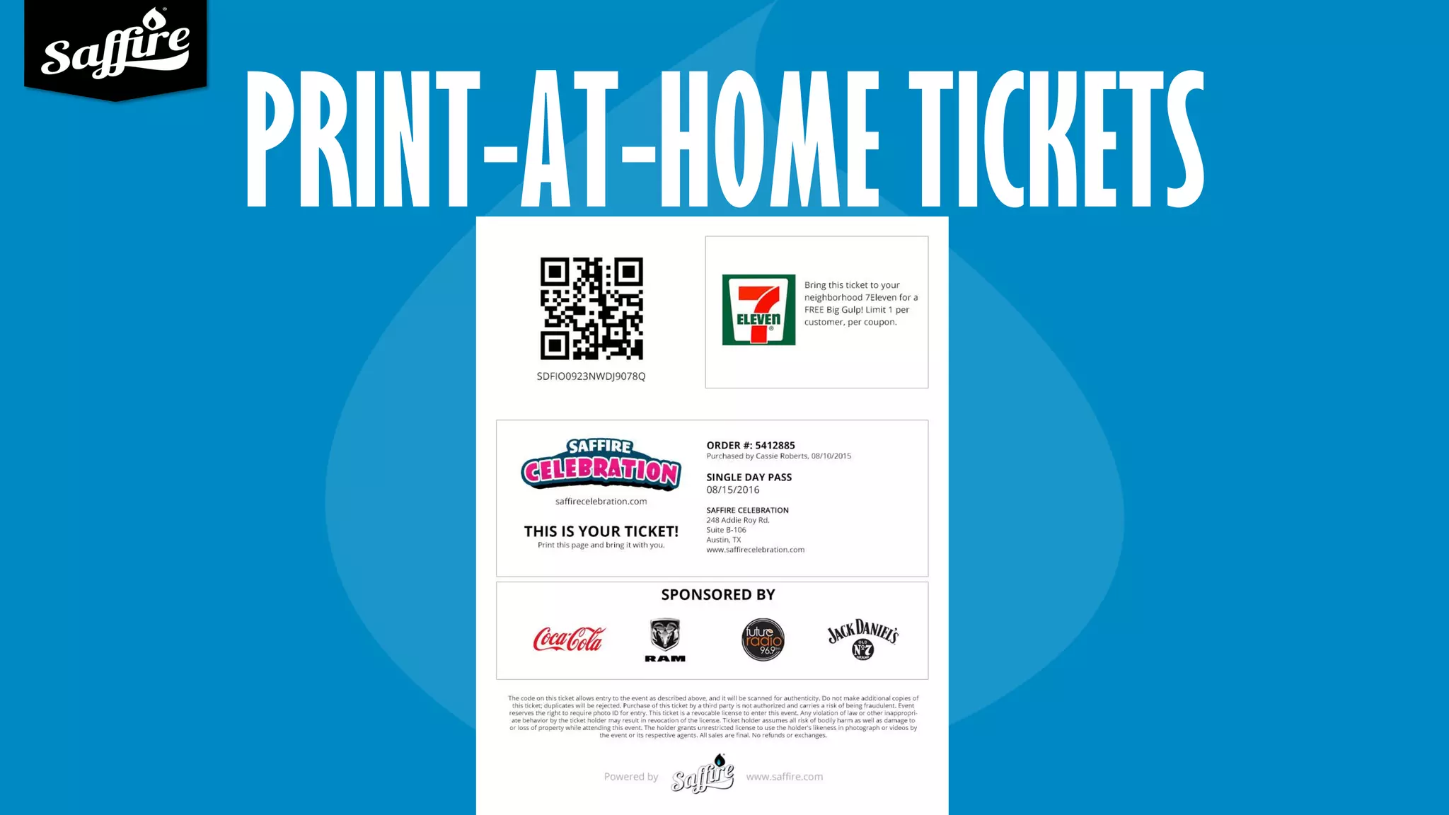 PRINT-AT-HOME TICKETS
 