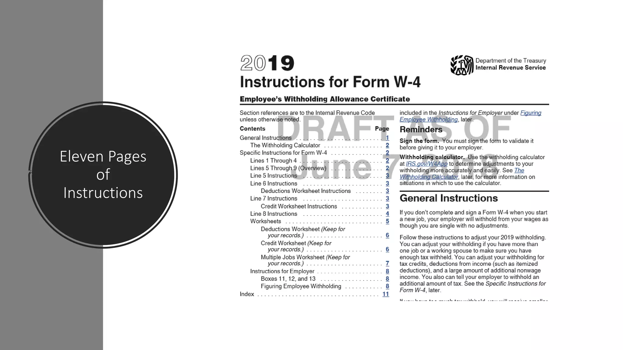 | Employer Solutions
Eleven Pages
of
Instructions
 