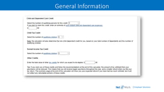 | Employer Solutions
General Information
 