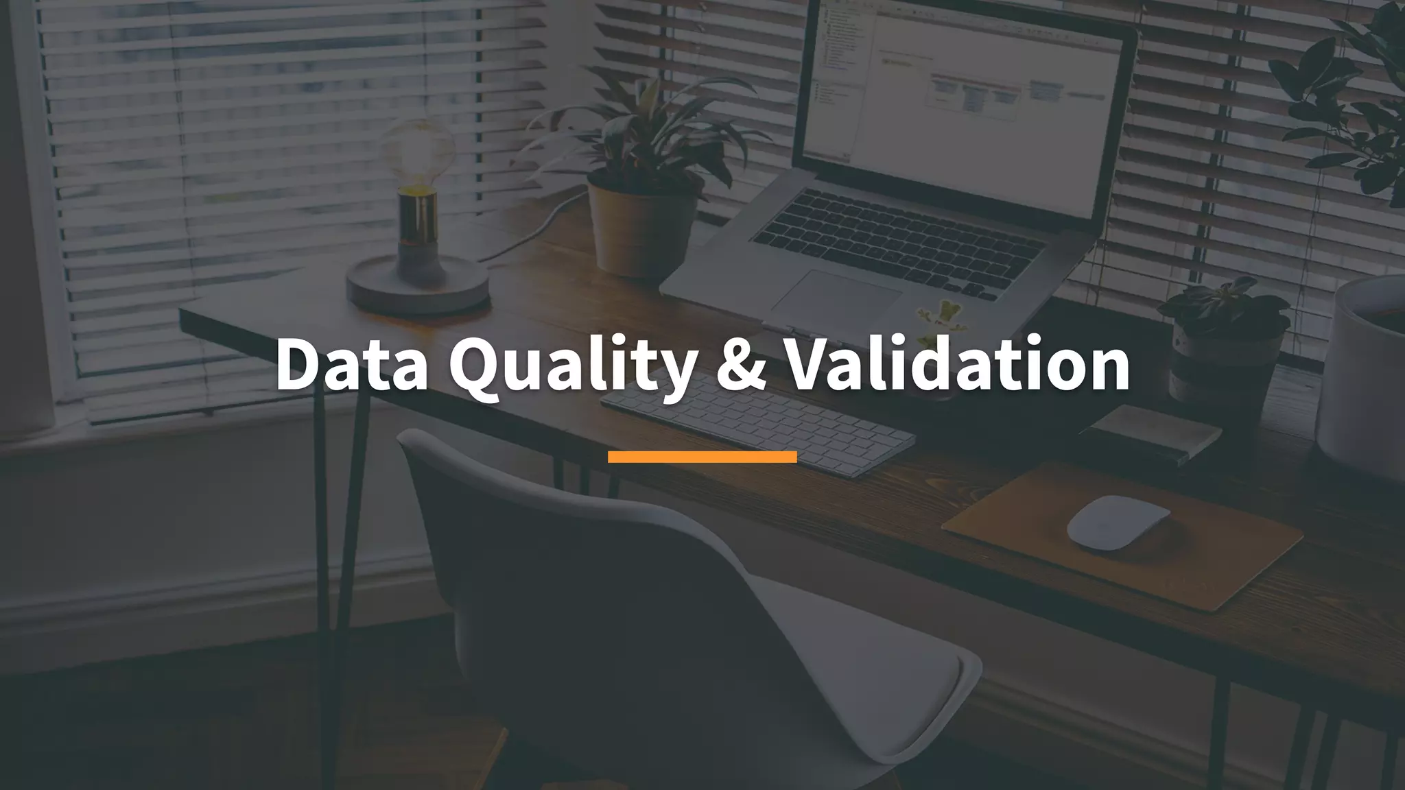 Data Quality & Validation
 