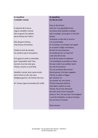 201 any maragall_tria poemes suficiència