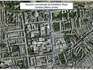 Sección reconstruida de Exhibition Road
Londres (Reino Unido)
 