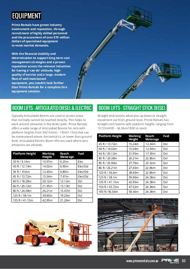 Prime Rentals Equipment BrochureSept16