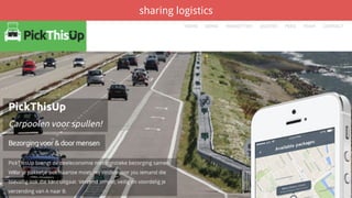 sharing logistics
 