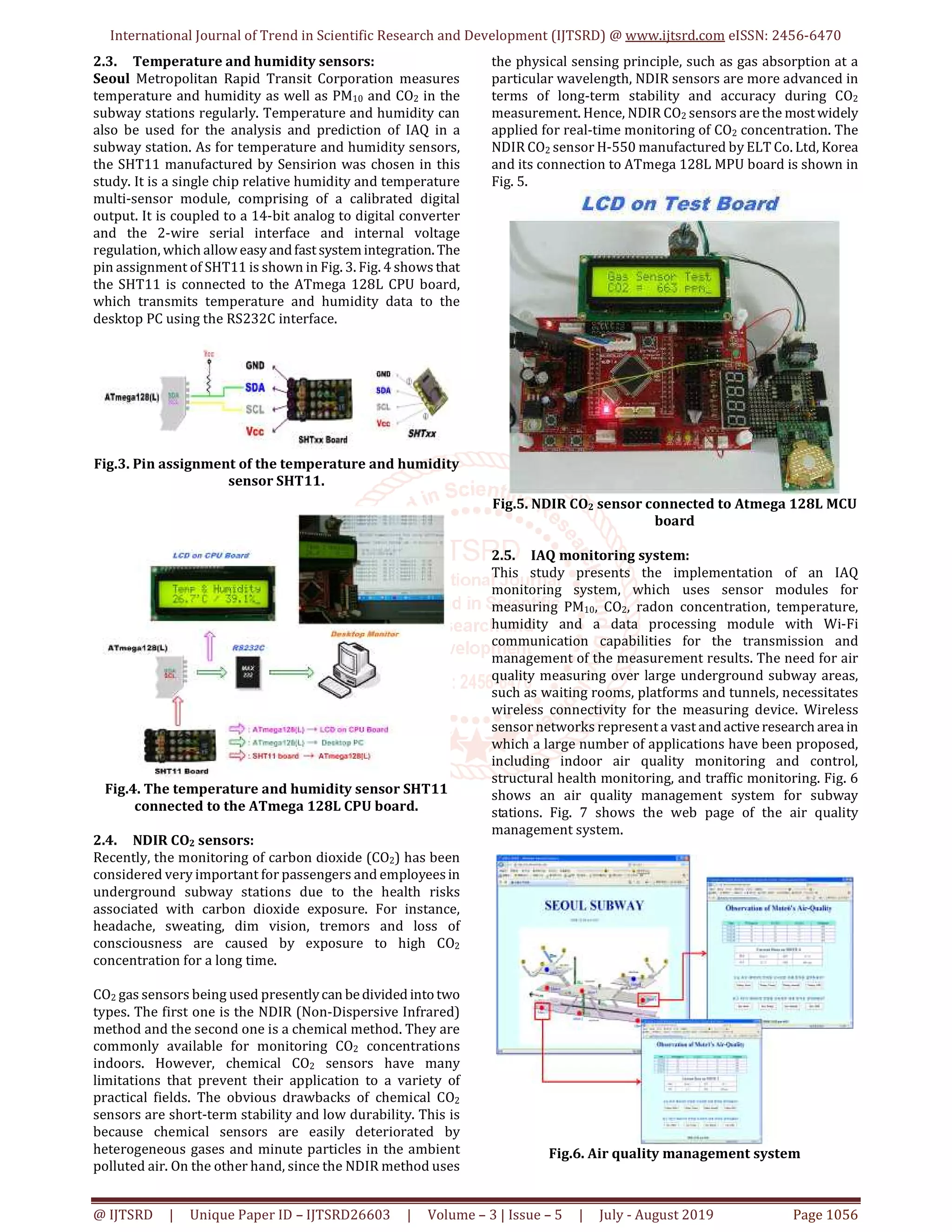 Indoor Air Quality Monitoring System for Underground Subway Stations | PDF