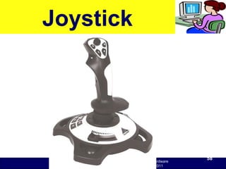 O level Computer Studies Topic Two: Computer Hardware
© Jinja College Computer Studies Department, 2011
Joystick
58
 