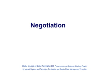 Negotiation 
