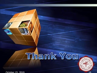 Thank You  October 15, 2010 