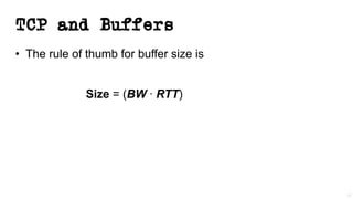 NZNOG 2020: Buffers, Buffer Bloat and BBR | PDF
