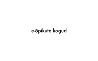 e-õpikute kogud
 