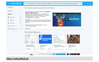 https://e-koolikott.ee
 