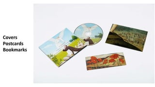Covers
Postcards
Bookmarks