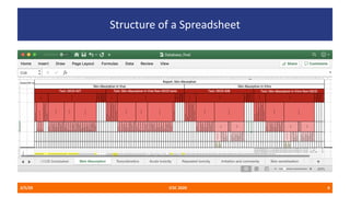 Structure of a Spreadsheet
2/5/20 ICSC 2020 6
 