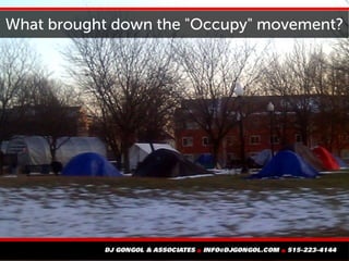 What brought down the "Occupy" movement?
 