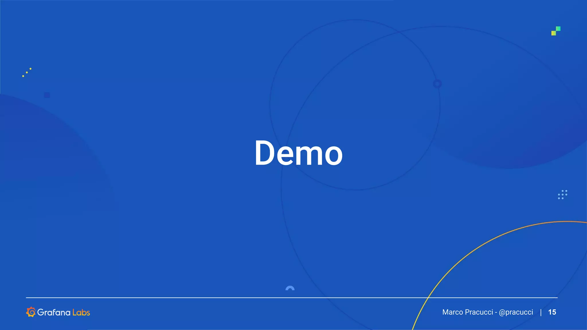 Demo
Marco Pracucci - @pracucci | 15
 
