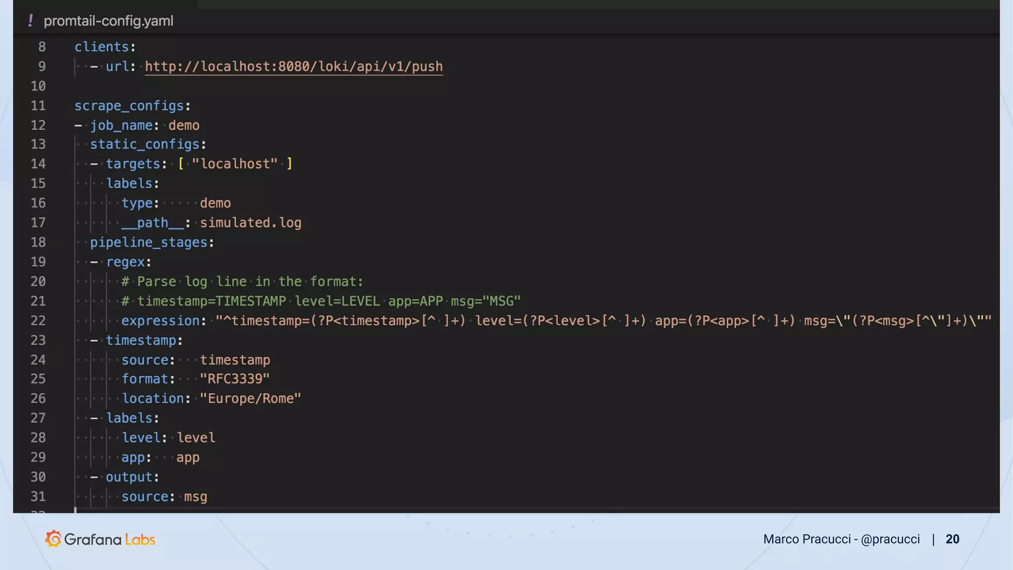 Marco Pracucci - @pracucci | 20
 