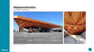 Houtconstructies
5 maart 2020 - Rob Doomen
Foto’s: 24H-architecture
 