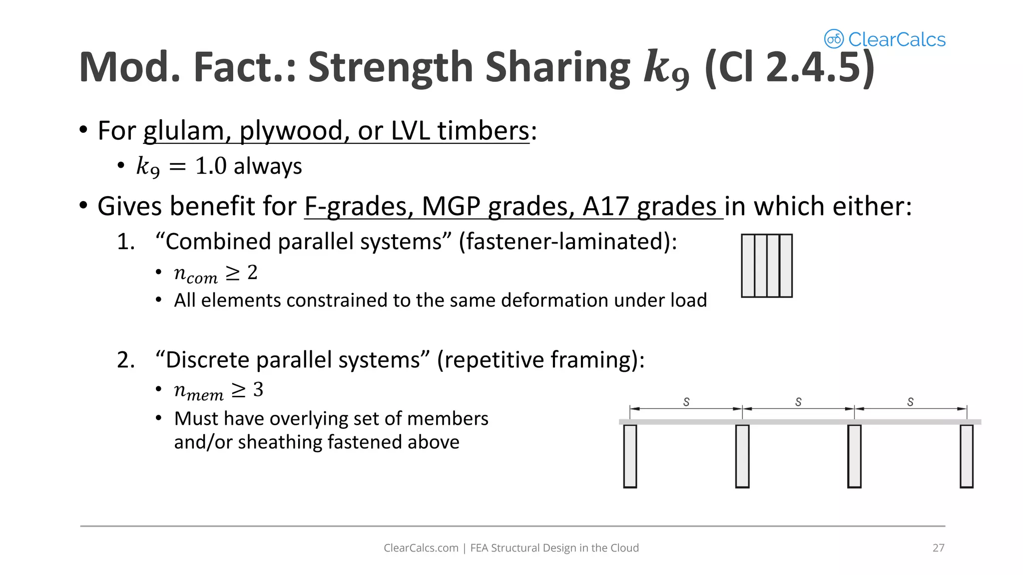 Timber Design to AS1720.1 (+Amdt 3, 2010) Webinar - ClearCalcs | PPT