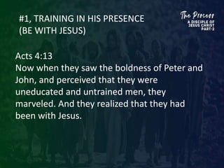 A Disciple Of Jesus Christ Part-2: The Process | PPTX