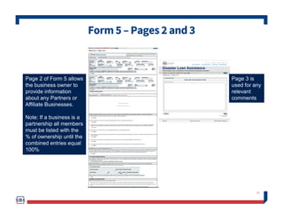 FilingRequirements
29
Now that the
application is
complete, the filing
requirements on
this page must be
submitted /
uploa...