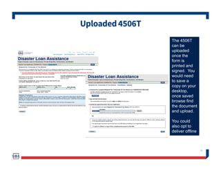 Electronicallyfile 4506T
34
Each Applicant and Partner must submit a 4506T
 