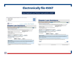 4506TUploadedSuccessful
35
Once the 4506 T is uploaded you will
receive a message back indicating the
transmittal was succ...