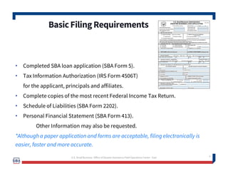 AdditionalFilingRequirements
10
Other information that may be requested:
• Complete copy, including all schedules, of the ...