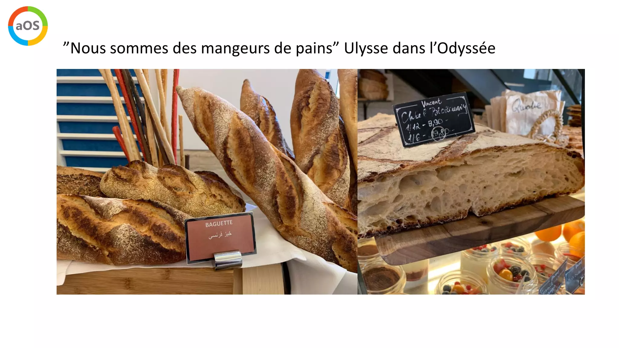 ”Nous sommes des mangeurs de pains” Ulysse dans l’Odyssée
 