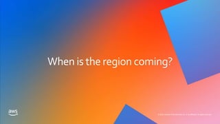 © 2020, Amazon Web Services, Inc. or its affiliates. All rights reserved.
 