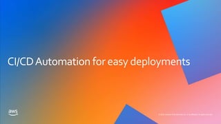 © 2020, Amazon Web Services, Inc. or its affiliates. All rights reserved.
 