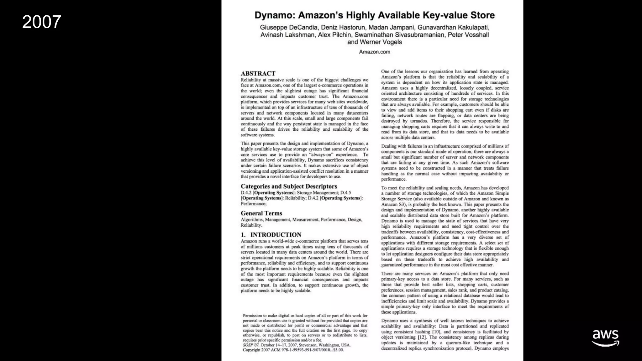 © 2020, Amazon Web Services, Inc. or its affiliates. All rights reserved.
 