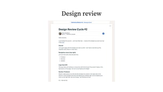 Design review
 