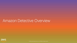 © 2020, Amazon Web Services, Inc. or its affiliates. All rights reserved.
 