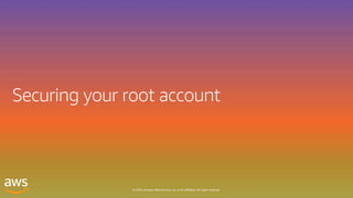 © 2020, Amazon Web Services, Inc. or its affiliates. All rights reserved.
 