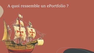 A quoi ressemble un ePortfolio ?
 