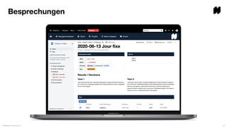 Besprechungen
Atlassian Frühstück #1 27
 